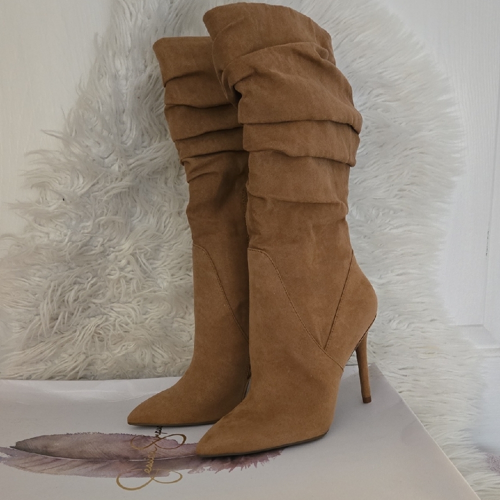 Slouchy Suade Boots By Jessica Simpson